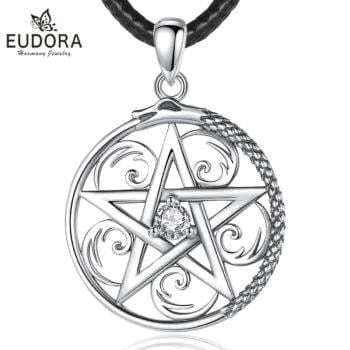 Spoo-Design Offers Stunning Quality Ouroboros Pentagram Necklace